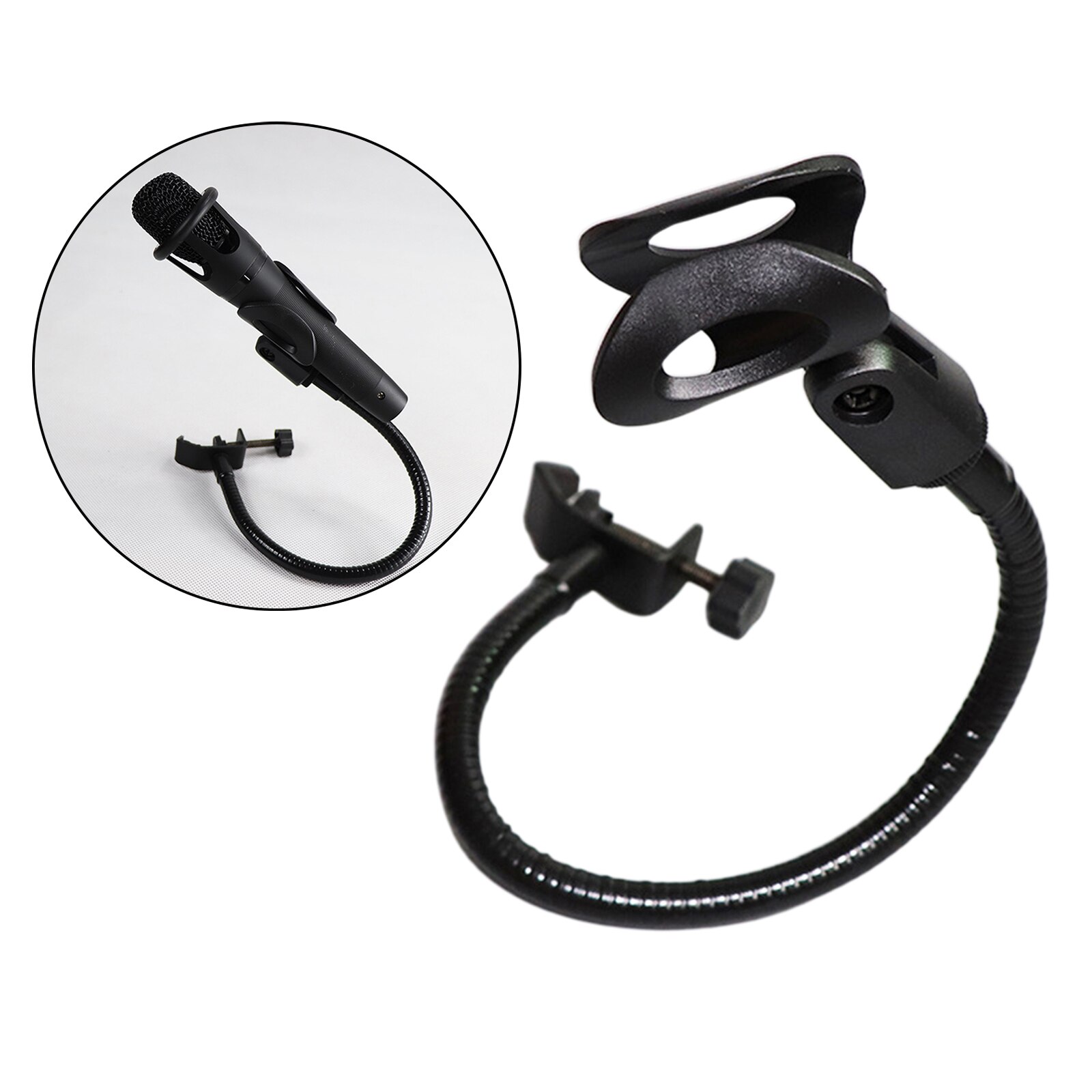 Microphone Stand with Desk Clamp for Radio Equipment TV Stations Accessory
