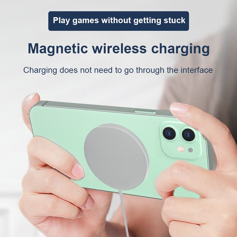 Magnetische 15W Draadloze Oplader Voor Iphone 12 Pro Max Mini Magsafe Snel Opladen Dock Quick 20W Eu Ons uk Plug Pd Draadloze Oplader