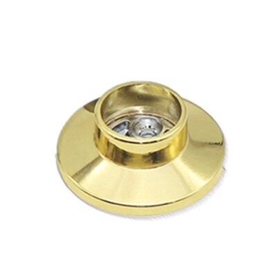 2pcs Zinc Alloy pipe bracket 25mm Dia Tube support Flange Seat for Wardrobe Hanging Rail Rod Pole Socket End Holder Hardware: Gold