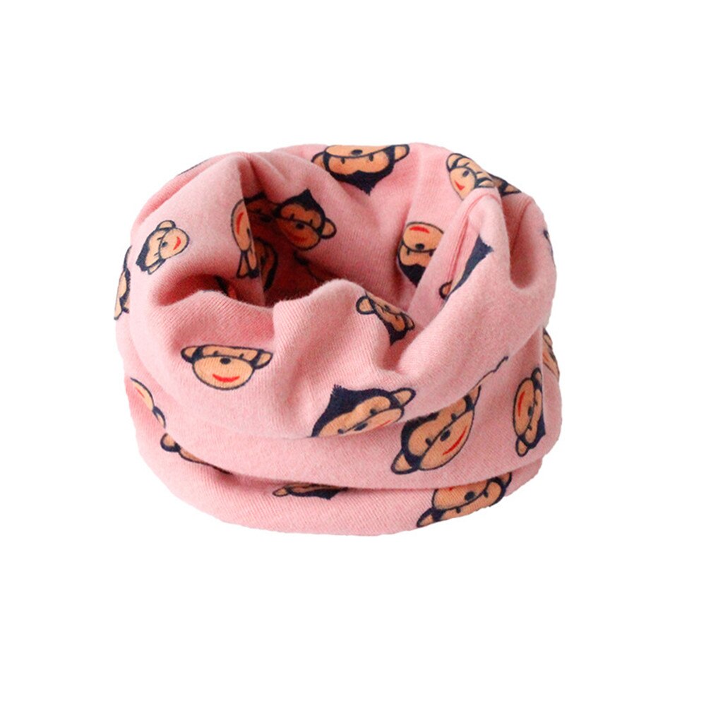 Children Cotton Scarf Baby Kids Autumn Winter Warm Hijab Scarf Boys Girls Cartoon Scarves Collar O Ring Magic Neckerchief: A11