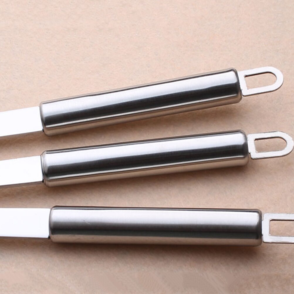 Rosenice 2 stk rustfrit stål grill kniv og gaffel bestik redskaber kød udskærings sæt grill værktøj