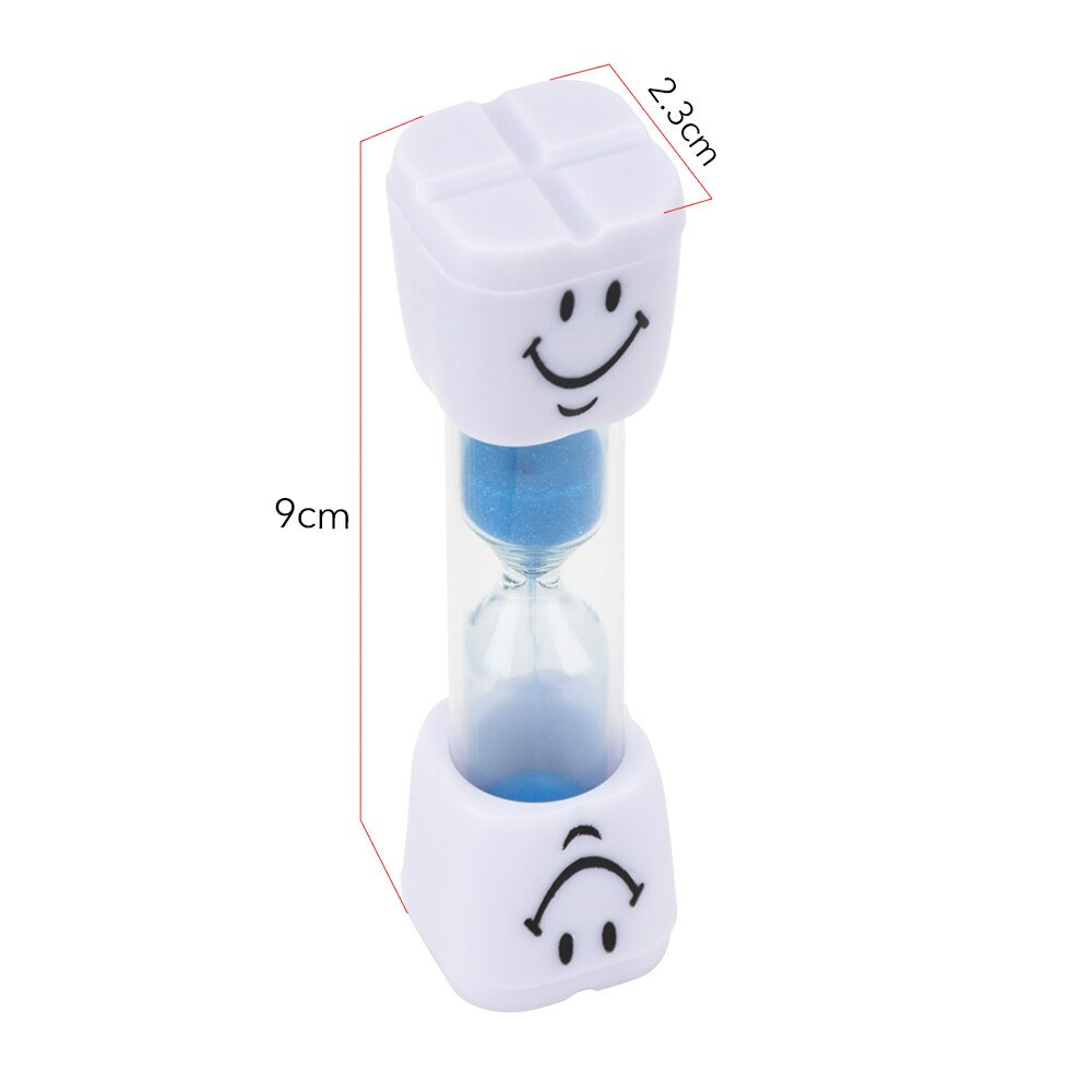 Brushing Timer Smiley Sand Timer For Brushing Kids Teeth Cartoon Smile Hourglass Brushing Timer 2 Minutes Blue