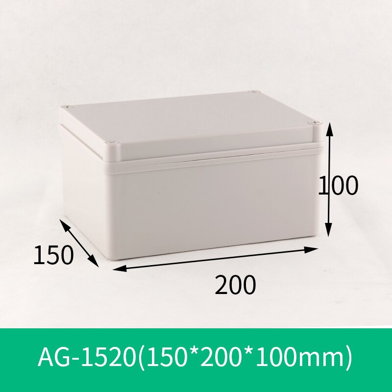 IP67 Plastic Project Box Behuizing Waterdicht Diy Aansluitkastje Abs Behuizing Case Verdeelkast: 200x150x100