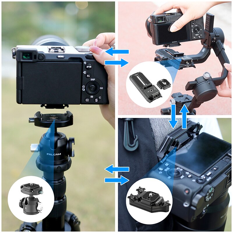 Ulanzi FALCAM F38 Quick Release Camera Ball Head For Tripods Video Stand Panoramic Ballheads for DSLR Camera Tripod Accessories