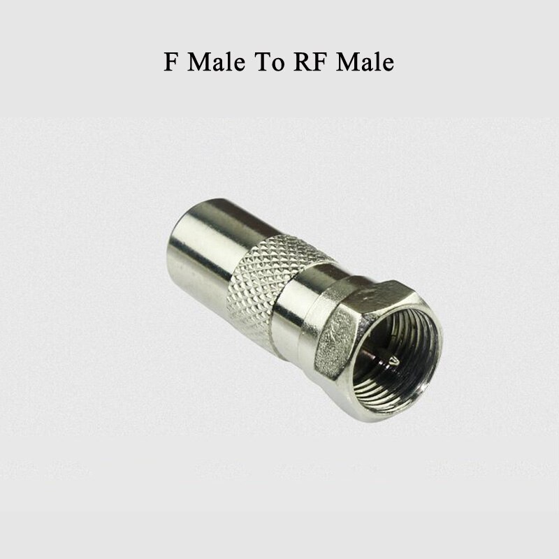5 stücke F RF Männlich Weiblich Zu Männlich Weiblich STECKER TV koax kabel stecker Digital Kabel Terminal für kabel TV schraube koax stecker F-typ: F männlich zu RF männlich
