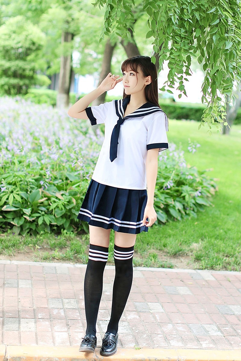 Ensemble d&#39;uniforme scolaire JK, ensemble de combinaison de marin à cravate, costume de Table, uniforme scolaire japonais pour filles, été
