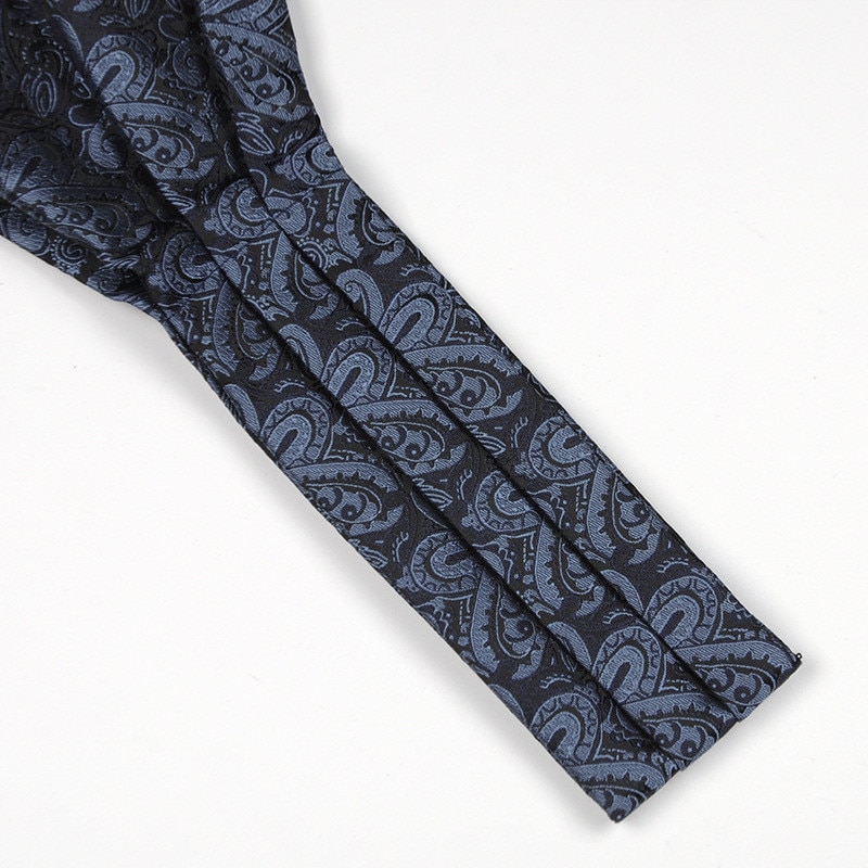 Korean suit silk scarf men neckerchief British retro shirt Printed scarf spring ring business neutral scarves