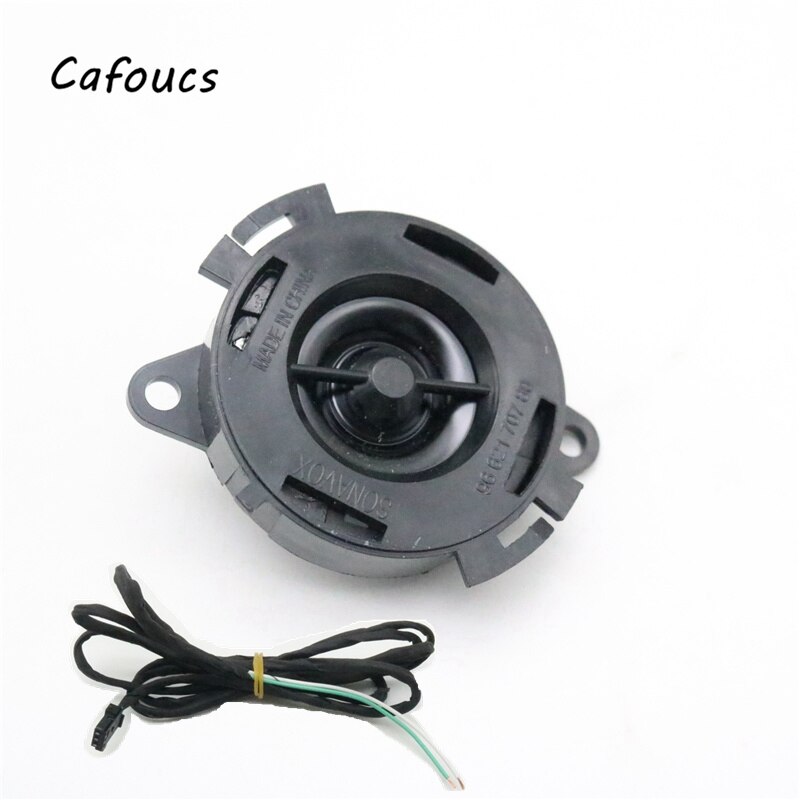 Cafoucs – Tweeter et haut-parleur pour voiture, accessoires pour citroën C3, C4, C8, Peugeot 206, 406, 307, 308, 408, 3008, 508, 407, 301: 1pcs with cable