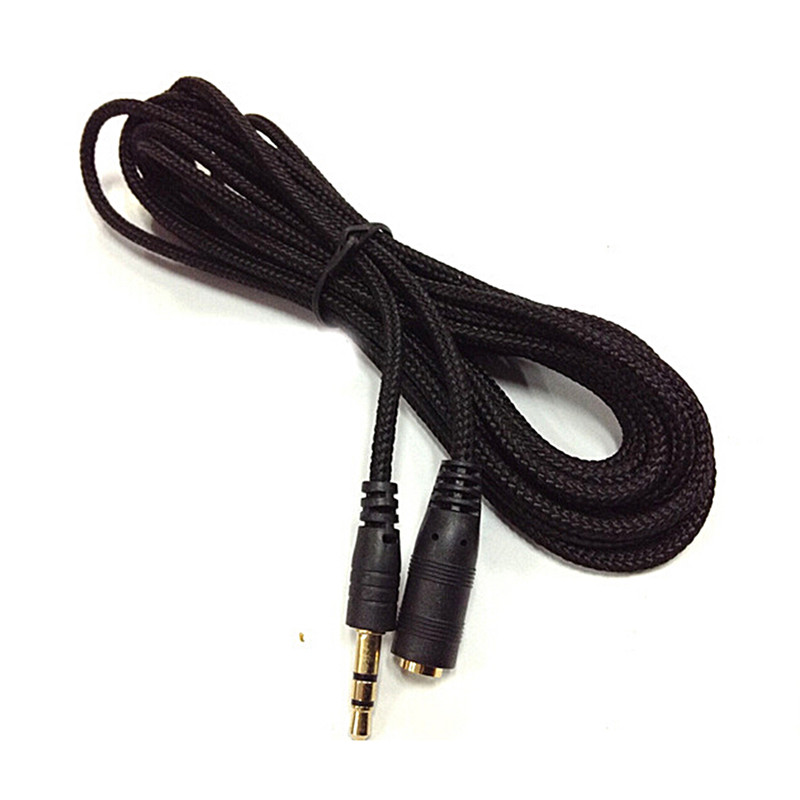 3m/1.5m Headphone Extension Cable 3.5mm Jack Male to Female 3.5mm AUX Cable Audio Stereo Extender Cord Earphone Speaker