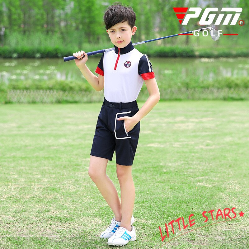 PGM Kinder Golf Shorts Jungen Zipper Beiläufige Bequeme Shorts mit Taschen Junge Taste Forn Kurze Hosen Kleidung D0796