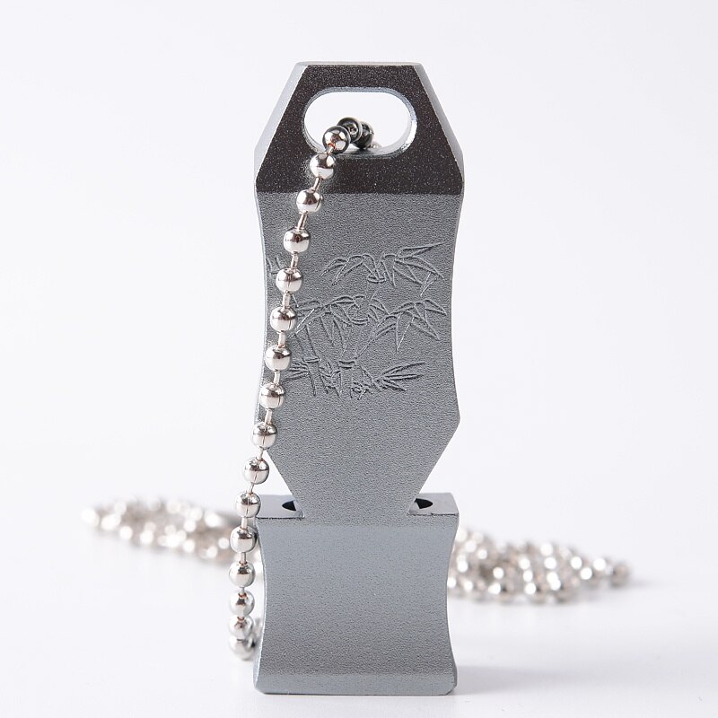 150db Doppel Rohr Hohe Dezibel Aluminium legierung Outdoor Notfall Überleben Verkettung Pfeife Camping Wandern Pfeife