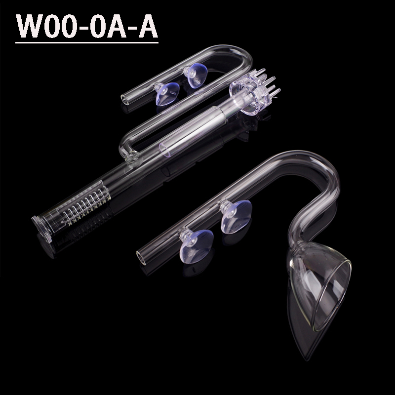 Zrdr Skimmer Glas Lelie Pijp Spin Oppervlak Instroom Uitstroom 13/17Mm Aquarium Water Plant Tank Filter Ada aquarium Filter: W00-0A-A / 17mm