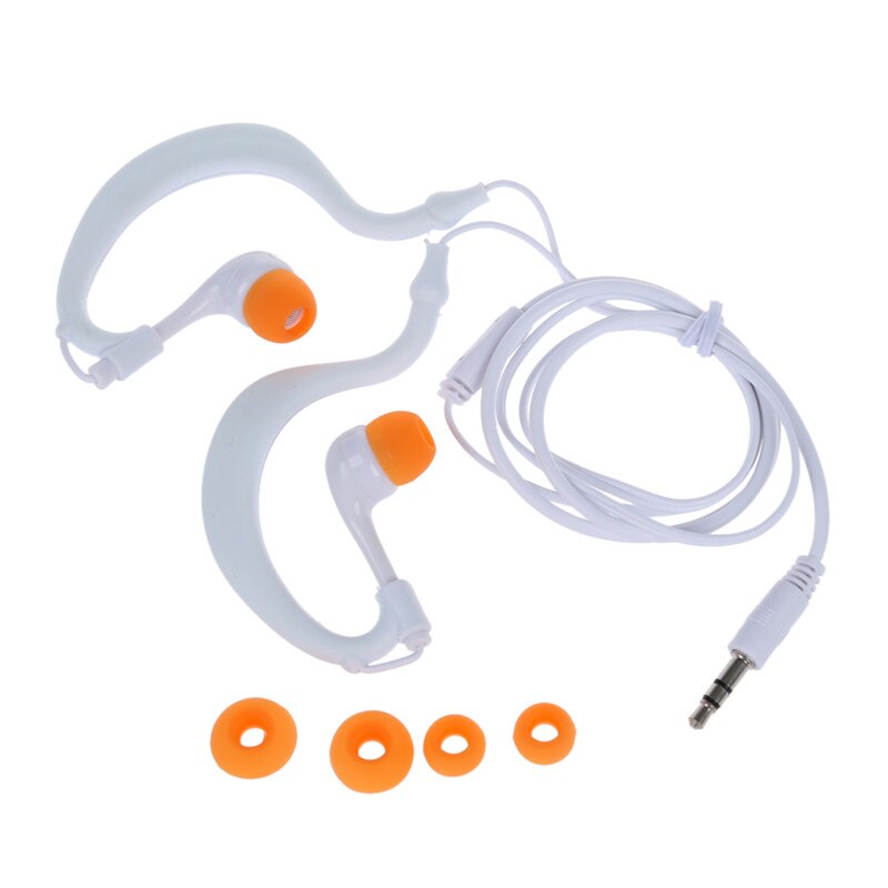 8GB MP3 Player Swimming Underwater Diving Spa + FM Radio Waterproof Headphones White