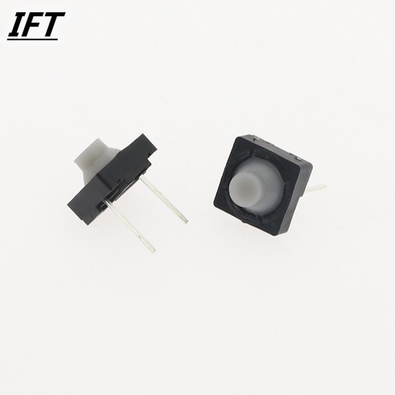 50 stk/parti gratis indkøb 8*8*5.5mm 2 ben  g77 ledende silikone lydløs taktil takt tryk knap mikro switch selv-nulstilling