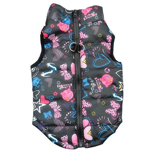 Kamouflage sällskapsdjur hund kläder katt sele kappa väst kläder för små hundar kläder höst vinter varm tröja chihuahua pudel 29: Svart / L