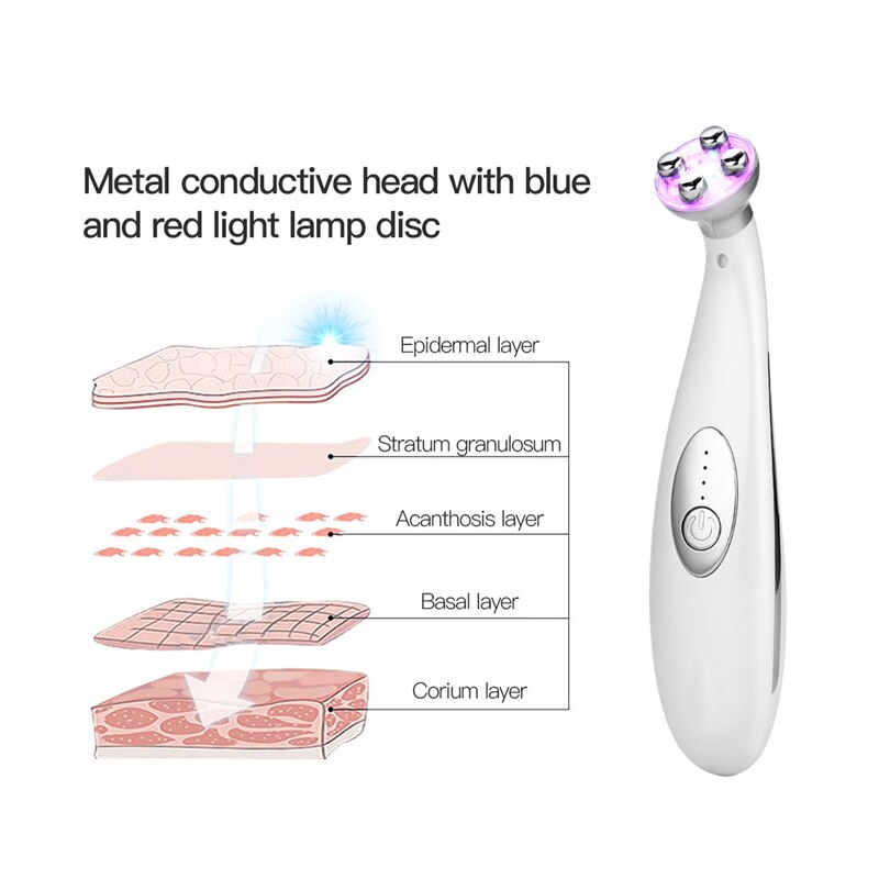 Rf Led Light Therapy Radiofrecuencia Facial Beauty Machine Apparatus for Face Wrinkle Remover Aesthetics Facial Care Tools