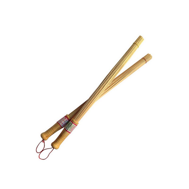 Palitos de bambú Natural para Fitness, masajeador de relajación, martillo, palo de Fitness, mango de madera ambiental, 1 unidad: Default Title
