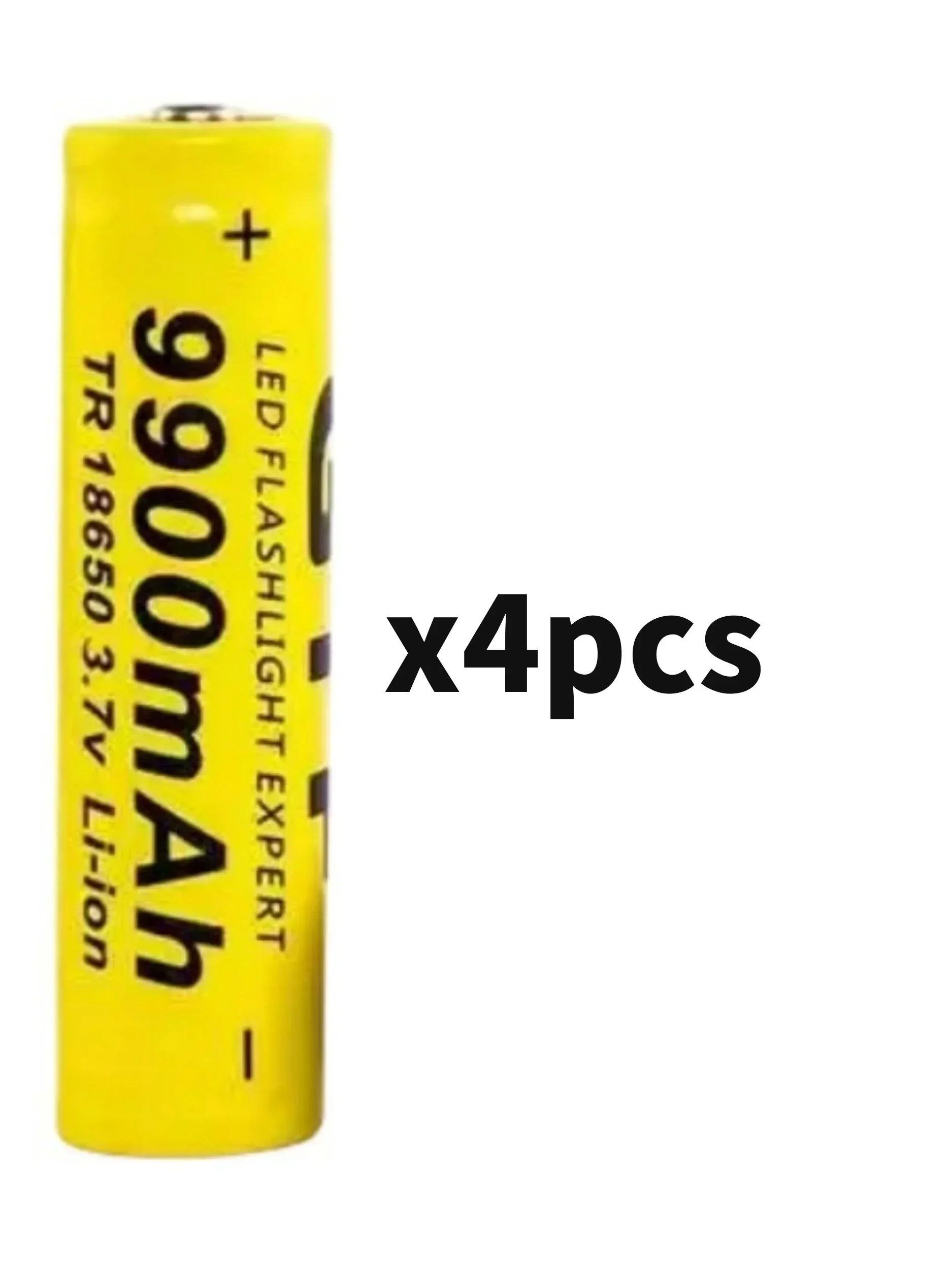 Neuer 18650 Akku 3,7 V 9900 mAh wiederaufladbarer Li-Ionen-Akku für LED-Taschenlampe, Taschenlampe, Lithium-Akku 18650,00 18650 Akku: plum
