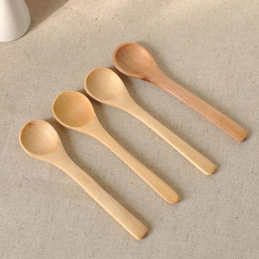 6 delige Set Bamboe Gebruiksvoorwerp Keuken Houten Koken Gereedschap Lepel Spatel Mengen aug30