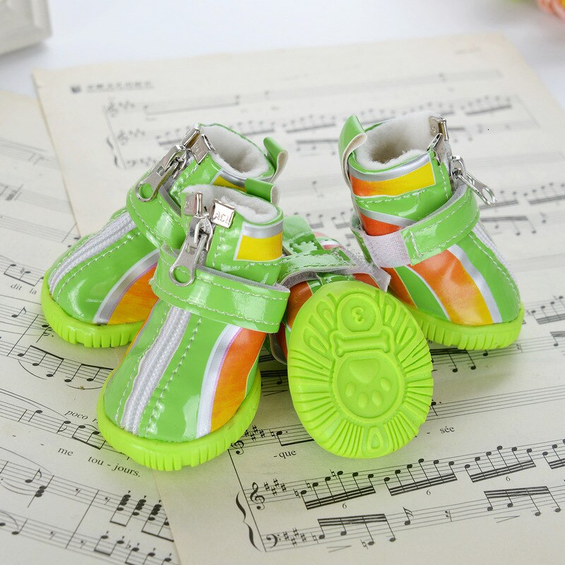 Boots For Dogs Booties Shoe For Dog Shoes Cats Waterproof Boots For Dogs Zapatos Para Perros Grandes Thick Snow Pets Puppies: A / 4