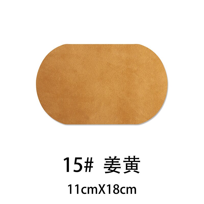 Parches de imitación para ropa de piel de cerdo para Pegatinas de rayas, pantalones de piel para planchar, apliques para rodilla, insignias para codos de suéter para mochila: 15