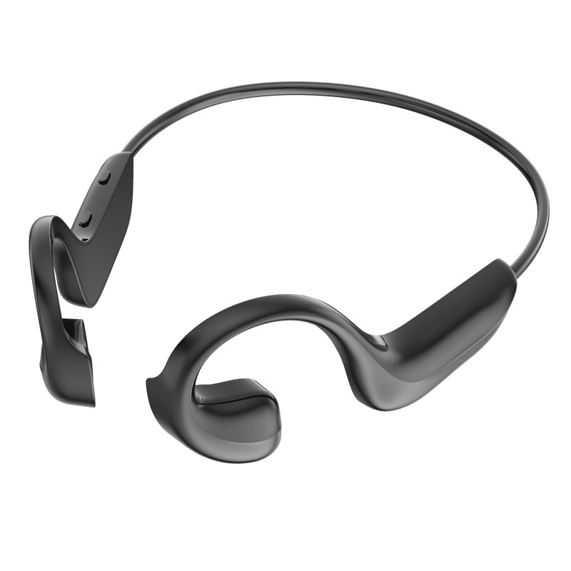 Beengeleiding Opknoping Ear Bluetooth Hoofdtelefoon Draadloze Buitensporten Hoofdtelefoon Zwart Open Oor Handsfree Hoofdtelefoon