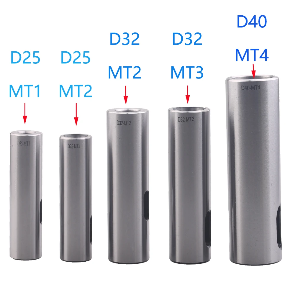 Tige droite extérieure, 1 pièce, transfert vers la tige conique intérieure, manchon de perçage, tige droite 1 2 3, réducteur à tige droite variable