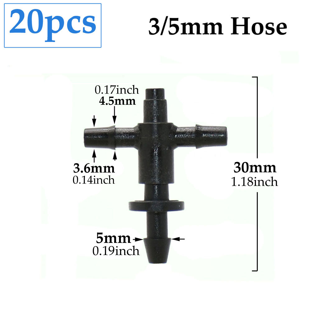 2L 4L 8L Irrigation Drippers Fitting 2/4-way Arrow Dropper Connector Cross Water Splitter Emitter Micro Drip Irrigation System: PURPLE