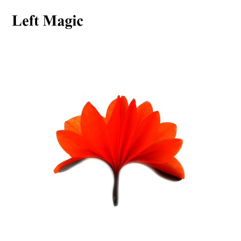 10pcs/Set Flower From Empty Hand Magic Trick ( Paper &amp; Cloth ) Close Up Street Stage Magic Props Magician Illusion