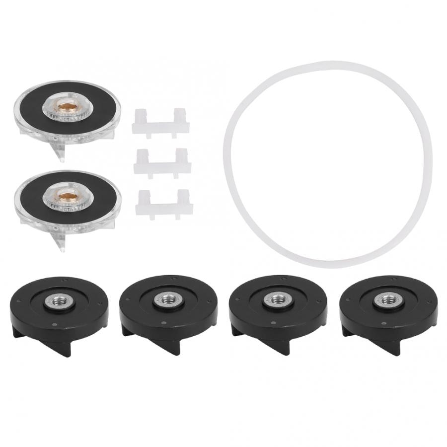 Juicer Blender Accessories of 6 Base Gear and Blade Gear Replacement Part for Magic Bulle Blender 250W