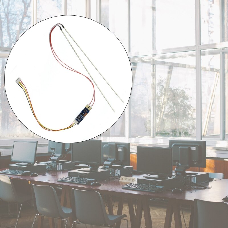Universal 15"-23" LED Monitor Backlight Strip Kit (5 Sets) - Dimmable, Easy Upgrade For LCD Screens