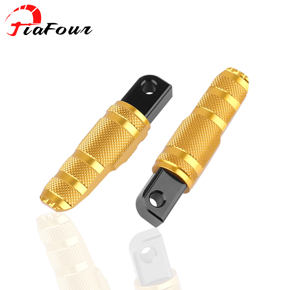 FIT For GSX-R1000 GLADIUS 400 GIXXER GW250 DR 250 300 XCR300 Accessories Rear Passengers Footrests Foot Rest Foot Pegs Pedal: Gold