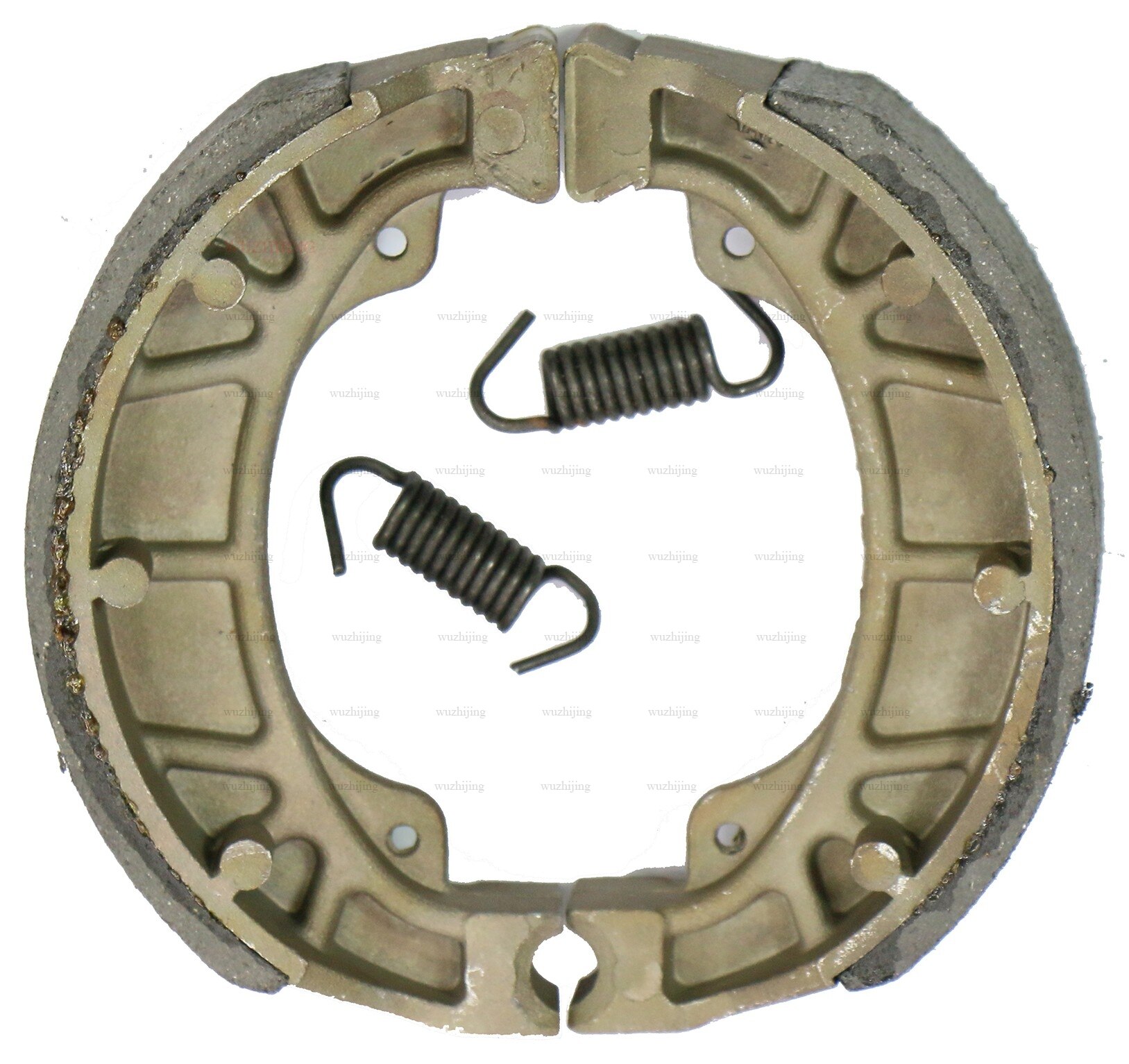 for SUZUKI ZR 50 SKX SKE SKH 1983 - 1987 Brake Pads set Front Rear 1986 1985 1984 Shoe Drum: RESIN REAR