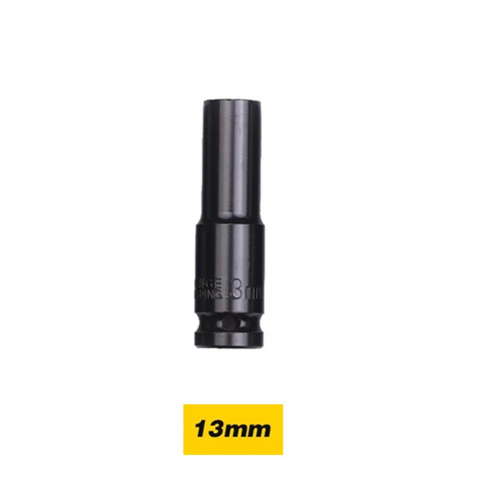 10mm-24mm 1/2" Drive Deep Impact Wrench Socket Head Adapter Hexagonal Hex Socket Head Sleeve for Pneumatic Electric Wrench Drill: 1pcs 13mm