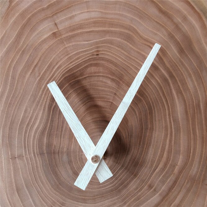 1 set Grote Muur Quartz Klok Zwarte walnoot Massief Houten handen Creatieve DIY pointers Reparatie Vervanging Gereedschap voor 12 inch klok