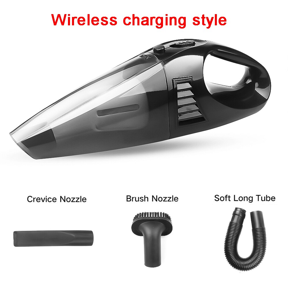 kabellos USB Ladung Auto Staubsauger 120W Tragbaren Handheld Staubsauger Nass/Trocken Dual-benutzen-Super Saug aspirateur: kabellos Stil