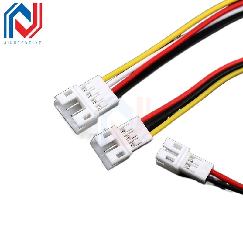 5 st. jst 1.25mm ph2.0 xh2.54 förlängningsledning 2/3/4/5/6/ -polig  ph 2.0mm xh2.54mm- hane-hona-kontakt med kabel 10/20/30cm 26 awg