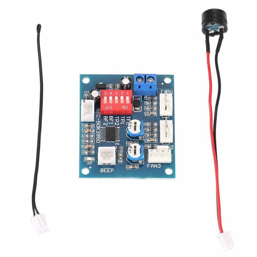 vier-draht PWM lüfter Thermostat Computer kühlung, Fan temperatur Kontrolle modul automatische temperatur steuerung geschwindigkeit DC 12V