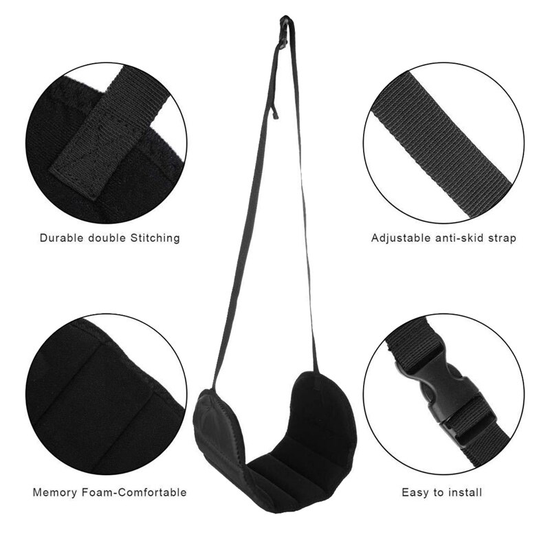 Travel Mat Foot Rest Hanging Bed Aircraft Foot Hammock Foot Stopping Artifact
