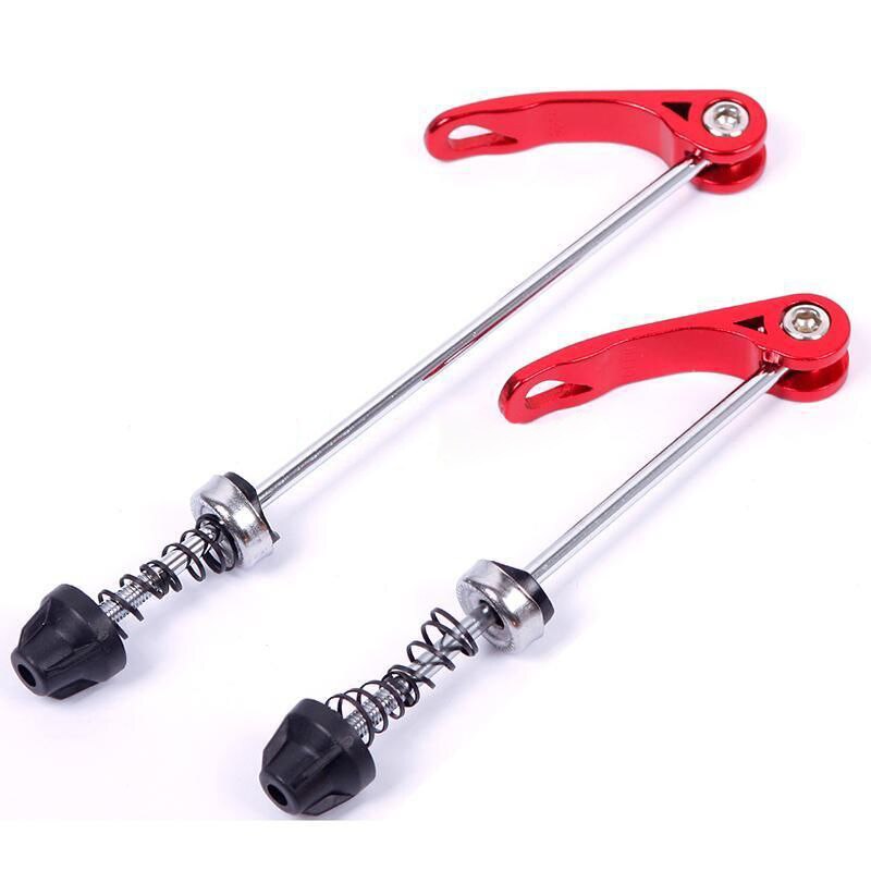 1 Pair Bike Fahrrad Radfahren Rad Hub Spieße Quick Release Bolt Hebel Achse Set Dauerhafte Ersatz Upgrade Neue: Red