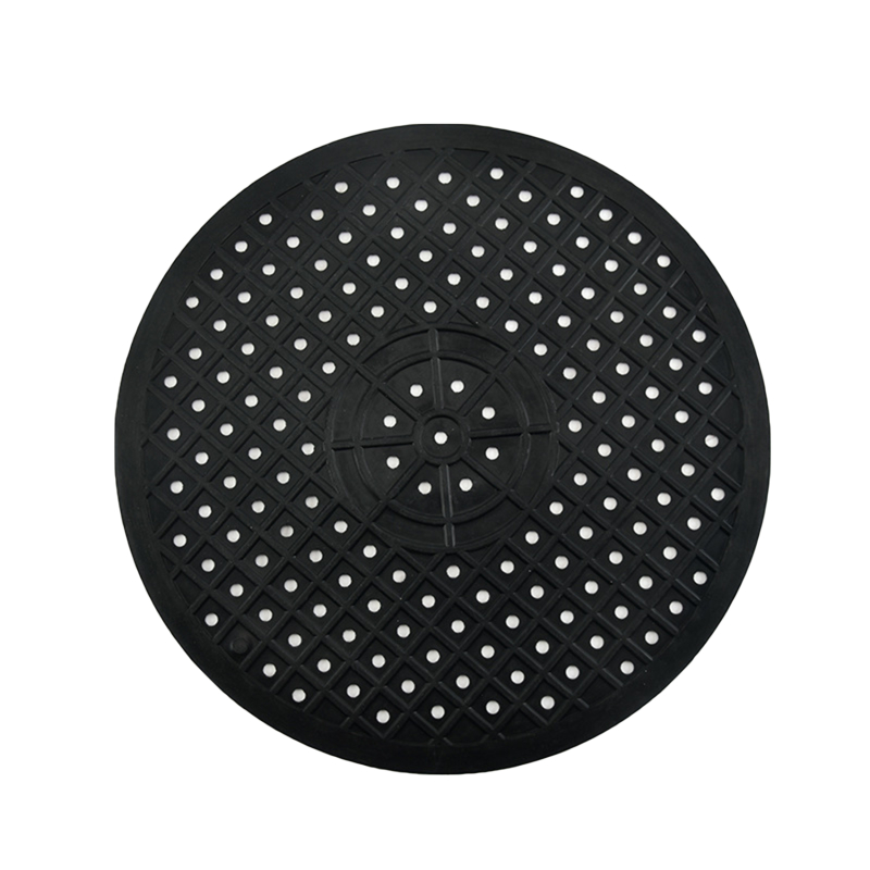 Snelle Afvoer Gootsteen Mat Antislip Zacht Rubber Tafelblad Warmte Isolatie Beschermer Pads Keuken Servies Badkamer Sneldrogende Matten: S / Black