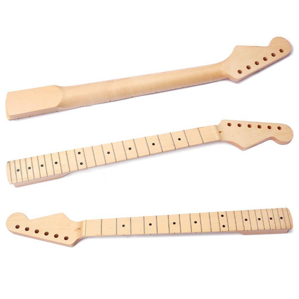 22 Frets Maple Fretboard Electric Guitar Neck Without Back Centerline Guitar Accessory Guitar Wood Electric Guitar Neck