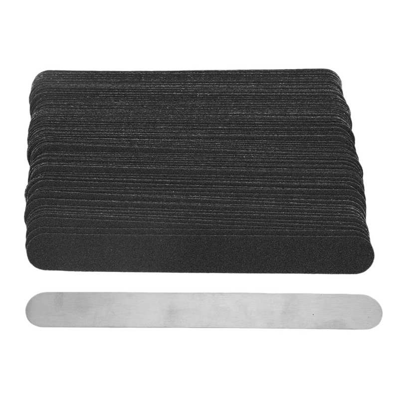 Vervanging Nagelvijl Strips Wegwerp Te Reinigen Roestvrij Staal Nagelvijl Strips Voor Vrouwen Meisjes