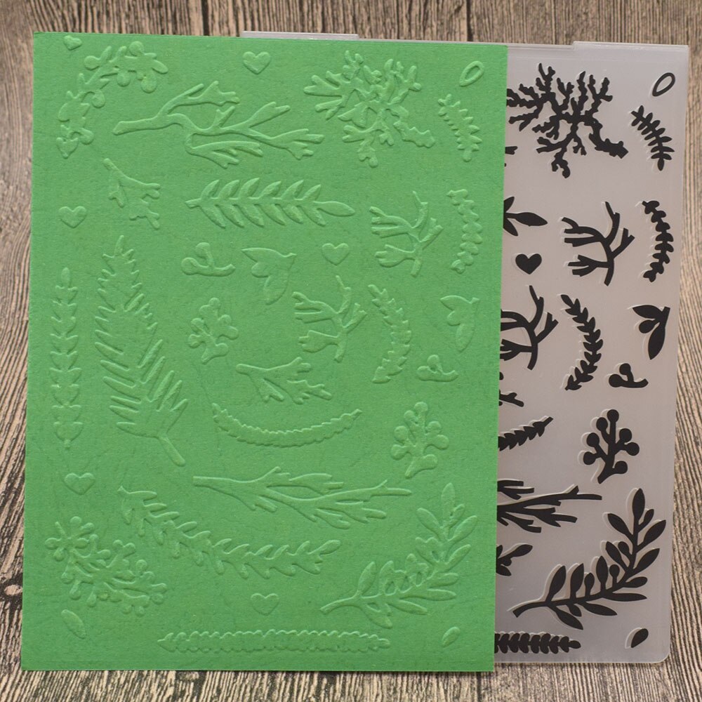 Lace Flowers Plastic Embossing Folder Stencil Template For Scrapbooking Album Paper Birthday Card Decoration Diy Embossing Craft