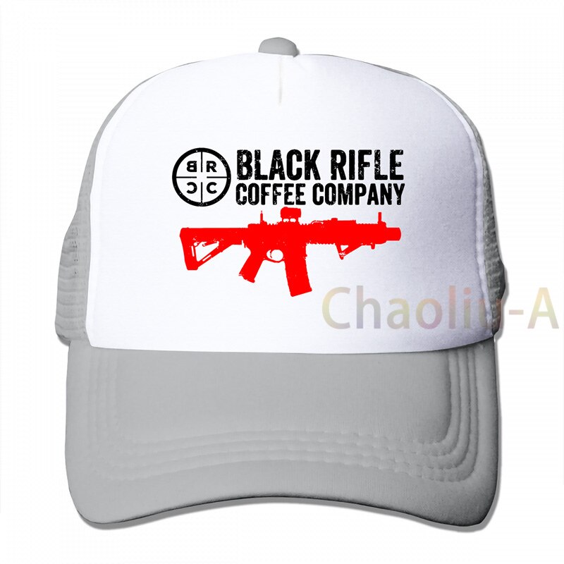 Black Rifle Coffee Company Black Baseball cap men women Trucker Hats adjustable cap: 3-Gray