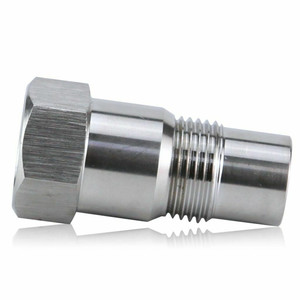 Car Elimination Adapter M18 X 1.5 Bung O2 Oxygen Sensor Extension Catalytic Converter Engine Oil Removal Spacer Connector Steel