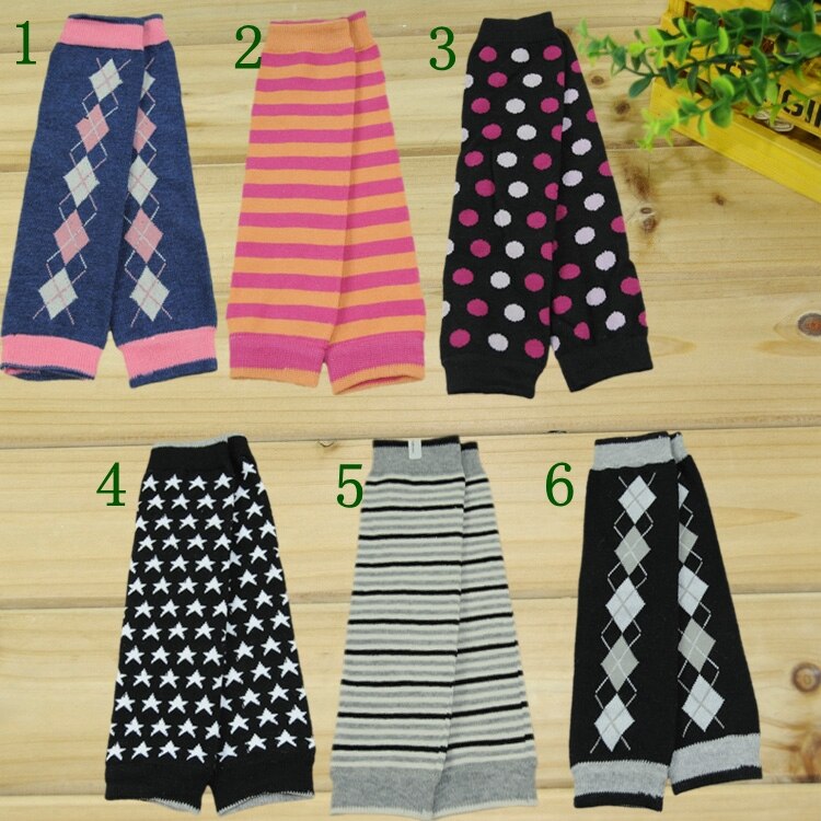 Baby /dot/stripe/star pattern 6style Leg Warmer children girl boy socks Tights Leg Warmers adult Arm warmers 12pairs