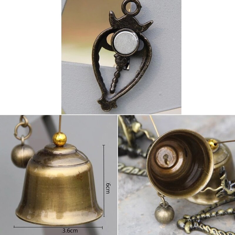 Eisen Türklingel Garten Metall Eisen Glocke Rustikale Willkommen Tür Dekorative Retro Nostalgischen Tier Türklingel