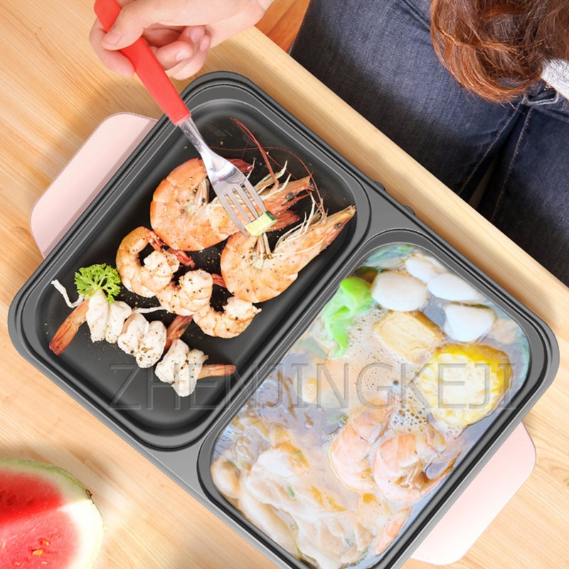Elektroherd Haushalt Multi-funktion Grill Braten Und Rösten Integrierte Topf Multifunktionale Küche Kochen Geräte