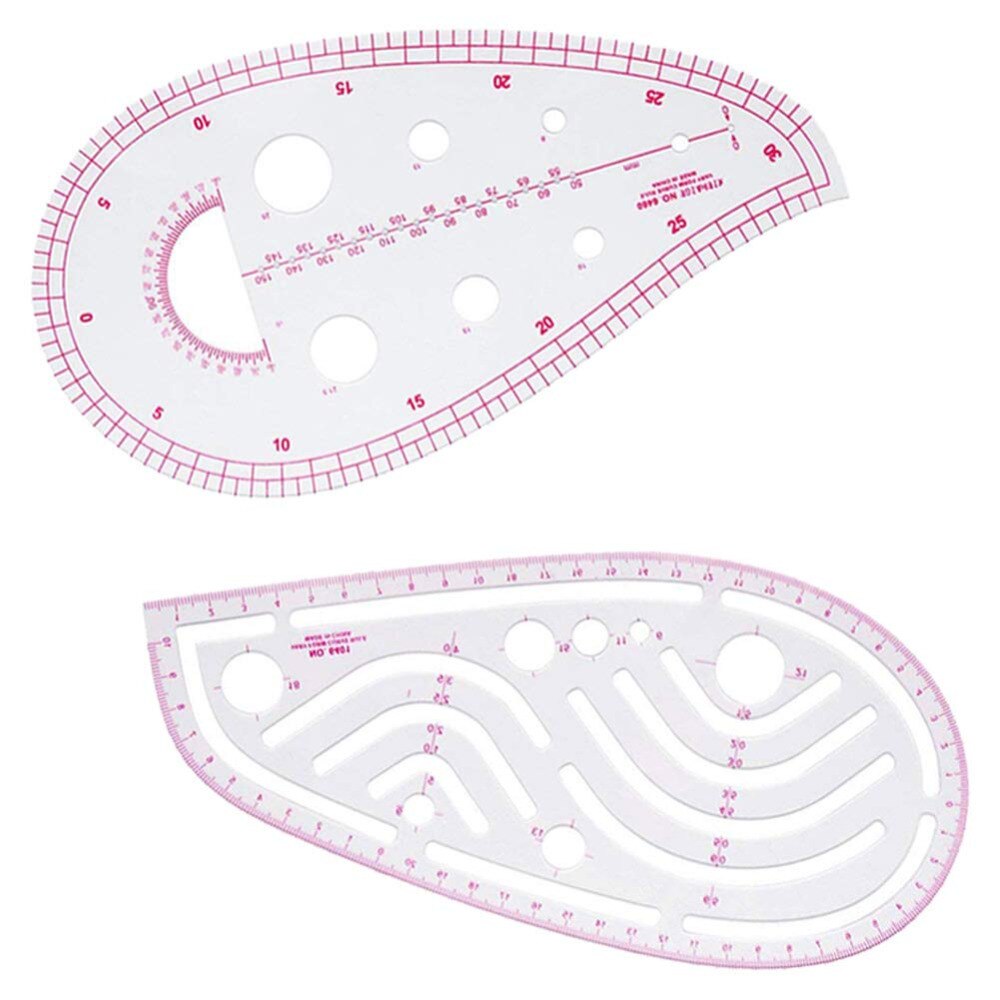 XRHYY Sewing Tools Sew French Curve Metric Shaped Ruler Measure For Sewing Dressmaking Pattern Bendable Drawing Template